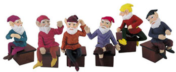 Dollhouse Miniature Medium Gnome 3 1/2 Inch Assorted, 1Pc